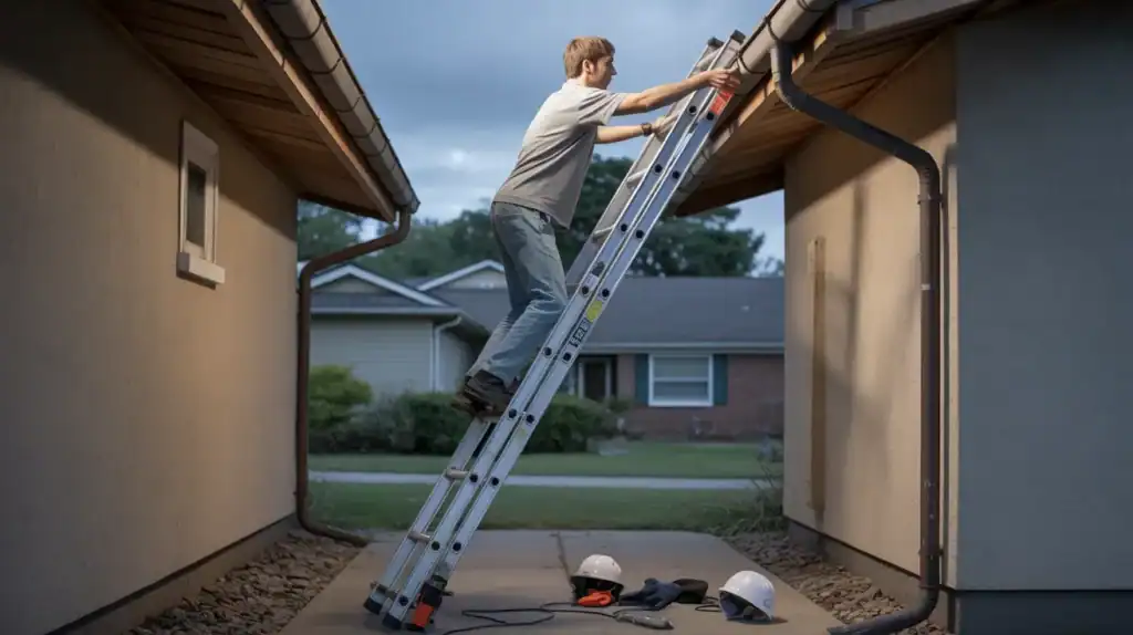 safety when using telescopic ladders