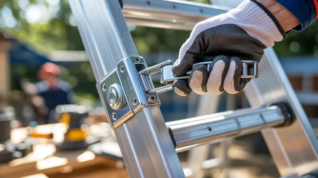 locking system for multi-purpose ladder