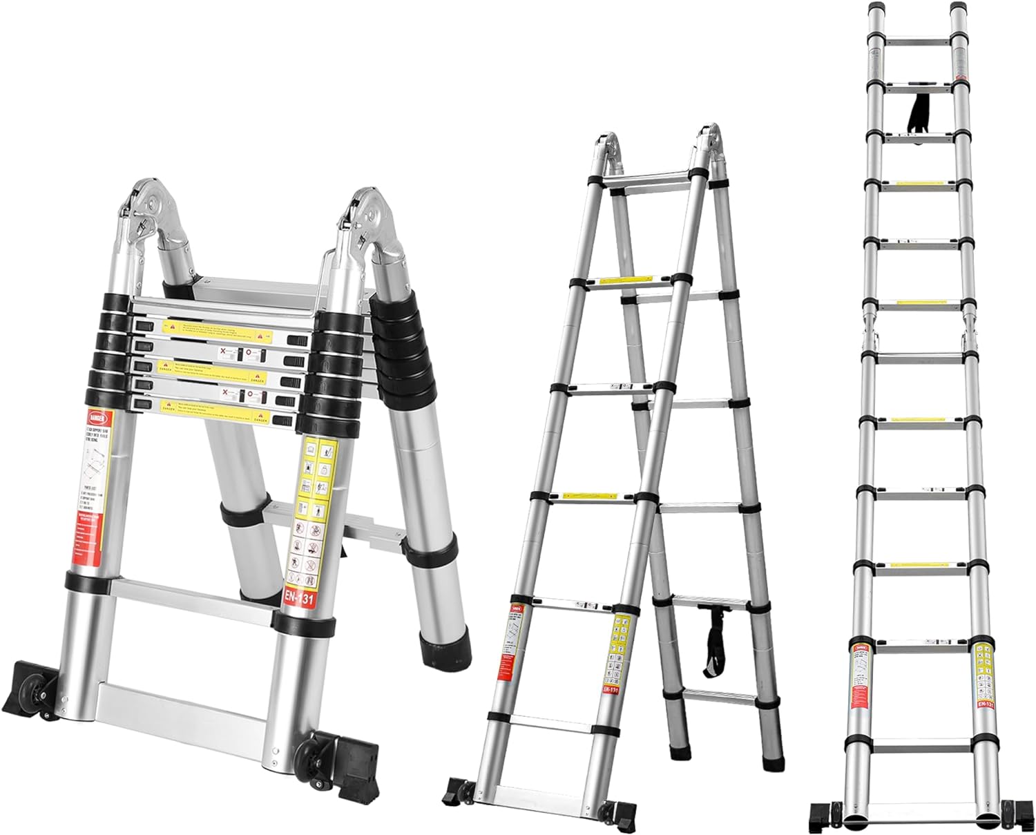 FEETE 12.5FT A Frame Telescoping Ladder Review