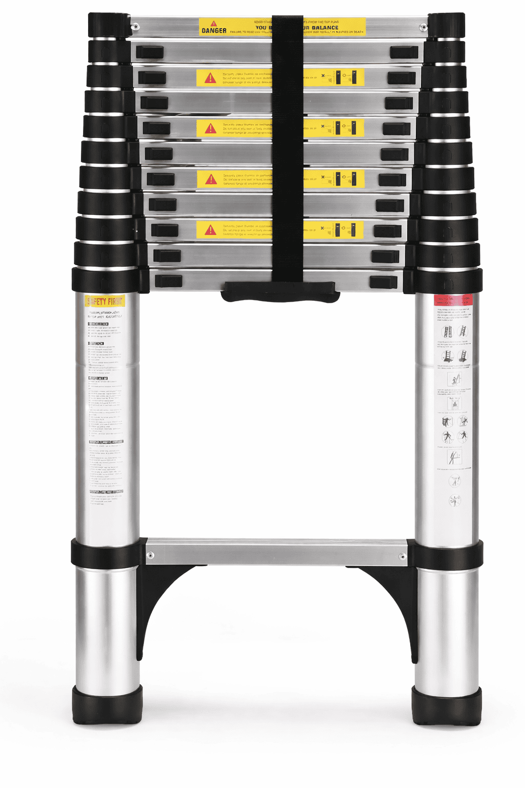 SocTone 12.5 FT Aluminum Telescoping Ladder Review - Your Ladder Wizard